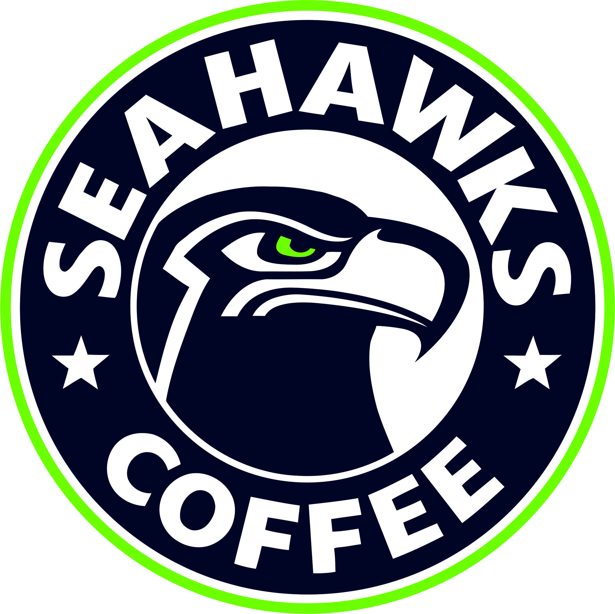 Seattle Seahawks Hipsters Logo iron on transfers...